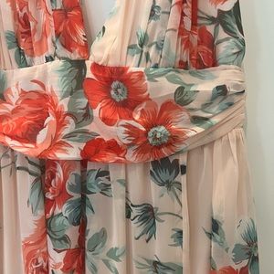 lulus Garden Floral Chiffon Gown via Nordstrom